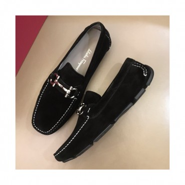 Ferragamo 2019 Mens Metal Gancio Leather Loafer - 페라가모 남성 메탈 간치오 레더 로퍼 Fer0285x.Size(240 