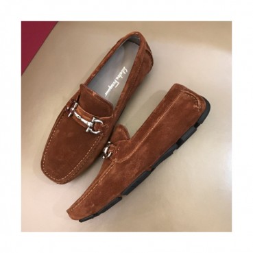 Ferragamo 2019 Mens Metal Gancio Leather Loafer - 페라가모 남성 메탈 간치오 레더 로퍼 Fer0284x.Size(240 