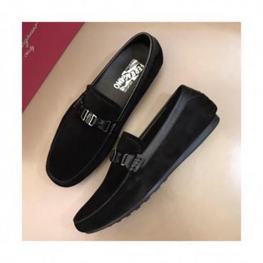 Ferragamo 2019 Mens Metal Logo Leather Loafer - 페라가모 남성 메탈 로고 레더 로퍼 Fer0276x.Size(240 