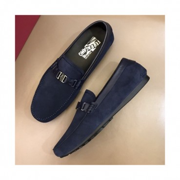 Ferragamo 2019 Mens Metal Logo Leather Loafer - 페라가모 남성 메탈 로고 레더 로퍼 Fer0274x.Size(240 