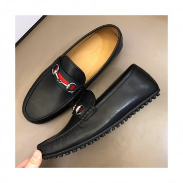 [클래식]Gucci 2019 Mens Horsbit Leather Drive Loafer- 구찌 남성 홀스빗 레더 드라이브 슈즈 Guc01095x.Size(240 