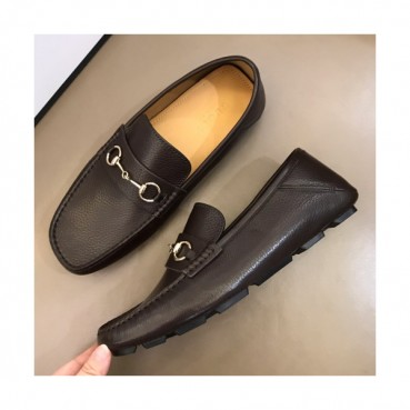 [클래식]Gucci 2019 Mens Horsbit Leather Drive Loafer- 구찌 남성 홀스빗 레더 드라이브 슈즈 Guc01043x.Size(240 