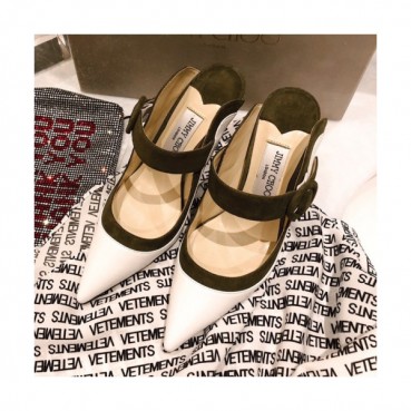 Jimmy-Choo 2019 Ladies Suede Leather Bloafer 