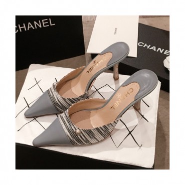 [미니멀]Chanel 2019 Women's Pearl Jacquard Bloafer - 샤넬 여성 진주 자카드 블로퍼Cnl0374x.Size(225 
