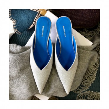 [추가할인]Balenciaga 2019 Womens Glitter Leather Bloafer - 발렌시아가 여성 글리터 레더 블로퍼 Bal0180x.Size(225 