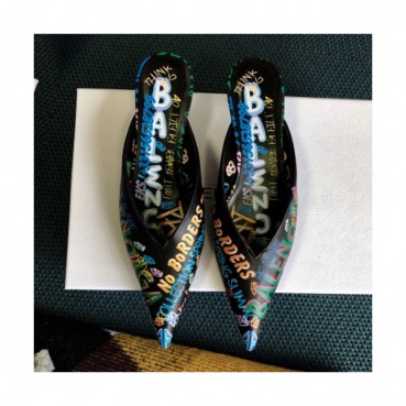 Balenciaga 2019 Womens Graffit Leather Bloafer - 발렌시아가 여성 그래피티 레더 블로퍼 Bal0179x.Size(225 