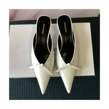 Balenciaga 2019 Womens Ribbon Leather Bloafer - 발렌시아가 여성 리본 레더 블로퍼 Bal0178x.Size(225 
