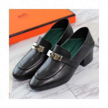 Hermes 2019 Ladies Kelly Buckle Leather Loafer - 에르메스 여성 켈리 버클 레더 로퍼 Her0250x.Size(225 