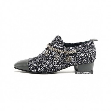 Chanel 2019 Women's Tweed Charm Loafer - 샤넬 여성 트위드 참 로퍼 Cnl0317x.Size(225 