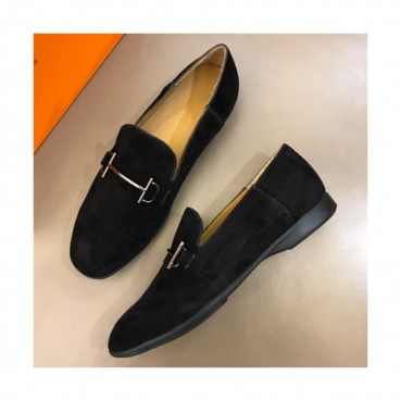 [커스텀급]Hermes 2019 Mens Horsbit Velvet Leather Loafer - 에르메스 남성 홀스빗 벨벳 레더 로퍼 Her0143x.Size(240 