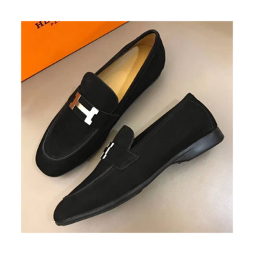[에르메스] 패리스 로퍼 스웨이드 남성용 신발 he0003x - Hermes Paris loafer Suede Mens Shoes