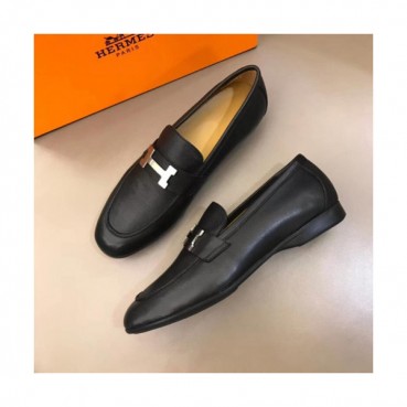 [에르메스] 패리스 로퍼 래더 남성용 신발 he0002x - Hermes Paris loafer Leather Mens Shoes