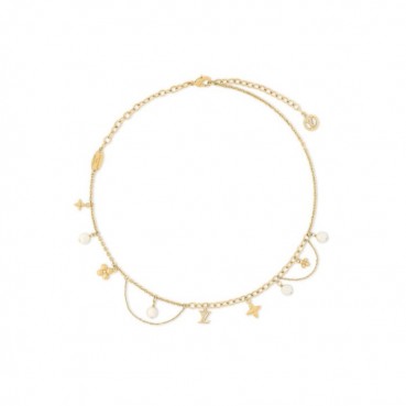 루이비통 여성 골드 네크리스 - Louis vuitton Womens Blooming Pearls Necklace 