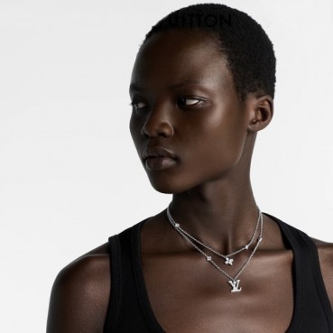 루이비통 여성 아이코닉 트레조 네크리스 - Louis vuitton Womens Iconic Tresor Necklace 