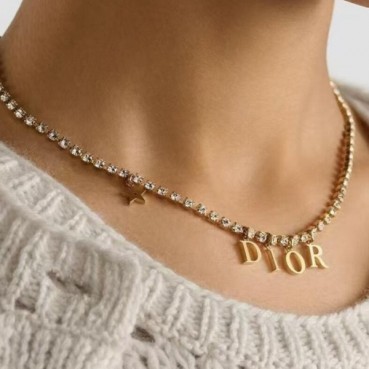 디올 여성 골드 목걸이 - Dior Womens Gold Necklace 