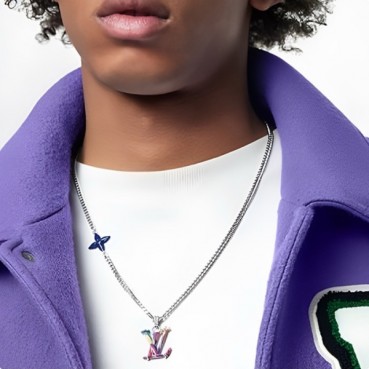 루이비통 남성 골드 네크리스 - Louis vuitton Mens Gold Necklace 