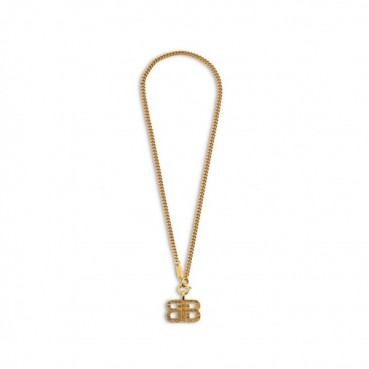 발렌시아가 남/녀 골드 목걸이 - Balenciaga Unisex Gold Necklace 
