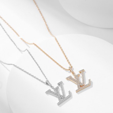 루이비통 여성 골드 목걸이 - Louis vuitton Womens Gold Necklace 