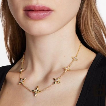 루이비통 여성 골드 목걸이 - Louis vuitton Womens Gold Necklace 