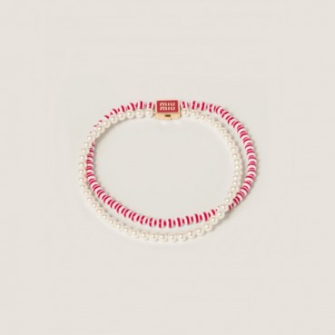 미우미우 여성 진주 목걸이 - Miumiu Womens Pearl Necklace 