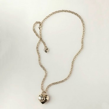 샤넬 여성 하트 목걸이 - Chanel Womens Gold Necklace 