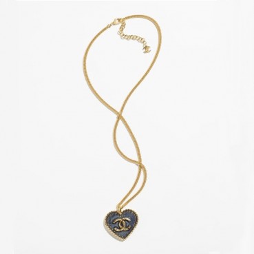 샤넬 여성 하트 목걸이 - Chanel Womens Gold Necklace 