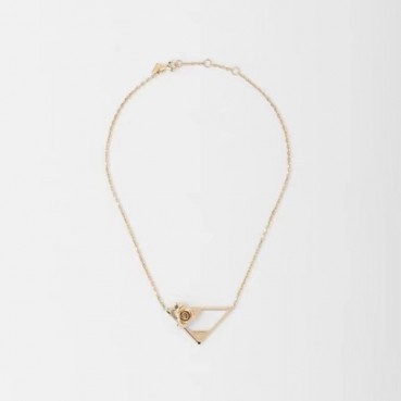 프라다 여성 골드 목걸이 - Prada Womens Gold Necklace 