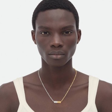 보테가베네타 남/녀 골드 목걸이 - Bottega veneta Unisex Gold Necklace 