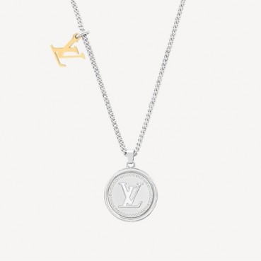 루이비통 남/녀 골드 목걸이 - Louis vuitton Unisex Gold Necklace 