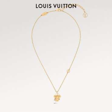 루이비통 여성 골드 목걸이 - Louis vuitton Womens Gold Necklace 