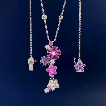 반클리프 아펠 여성 화이트 골드 목걸이 - Van Cleef&Arpels Womens White Gold Necklace 