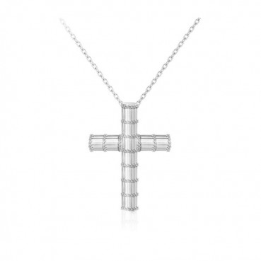 크롬하츠 여성 화이트 골드 목걸이 - Chrome Hearts Womens White Gold Necklace