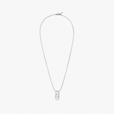 펜디 여성 화이트 골드 목걸이 - Fendi Womens White