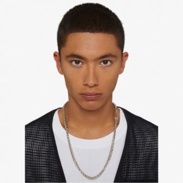 지방시 남성 화이트 골드 목걸이 - Givenchy Mens White Gold Necklace 