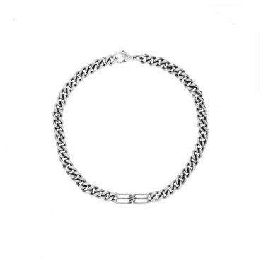발렌시아가 남성 화이트 골드 목걸이 - Balenciaga Mens White Gold Necklace 