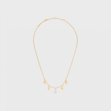 셀린느 여성 골드 목걸이 - Celine Womens Gold Necklace 