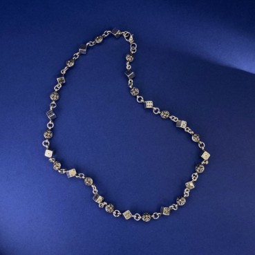 크롬하츠 여성 화이트 골드 목걸이 - Chrome Hearts Womens White Gold Necklace