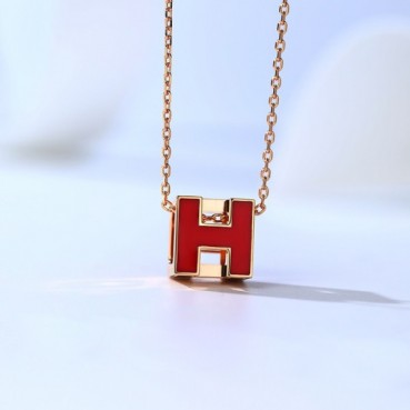 에르메스 여성 레드 목걸이 - Hermes Womens Red Necklace 