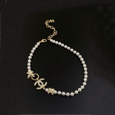샤넬 여성 진주 목걸이 - Chanel Womens Gold Necklace 