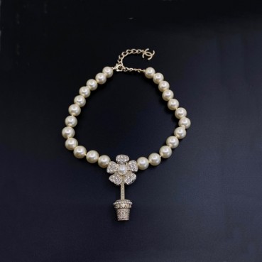 샤넬 여성 진주 목걸이 - Chanel Womens Gold Necklace 