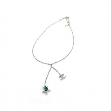샤넬 여성 이니셜 목걸이 - Chanel Womens White Gold Necklace 