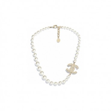 샤넬 여성 진주 목걸이 - Chanel Womens Gold Necklace 