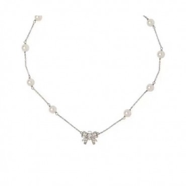 MiuMiu 2020 Ladies Necklace - 미우미우 2020 여성용 목걸이 ACC0453.(실버)