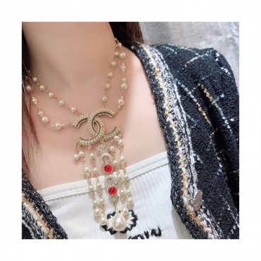 Chanel 2020 Ladies Necklace - 샤넬 2020 여성용 목걸이 ACC0336.(옐로우골드)