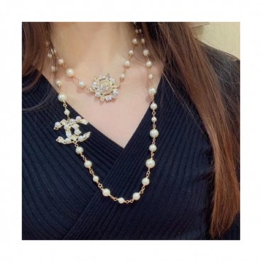 Chanel 2020 Ladies Necklace - 샤넬 2020 여성용 목걸이 ACC0300.(옐로우골드)