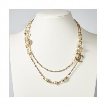 CHANEL Vintage Choker  - 샤넬 여성용 빈티지 목걸이CHA0091.(옐로우 골드)