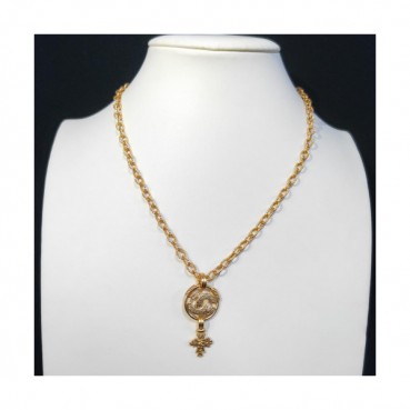 CHANEL Vintage Choker  - 샤넬 여성용 빈티지 목걸이CHA0082.(옐로우 골드)