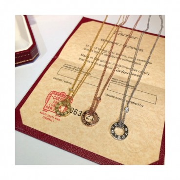 CARTIER choker 18k white gold/ yellow gold/rose gold.- 까르띠에 여성용  목걸이 18K도금 화이트 골드/옐로우 골드/로즈 골드.CAR0026.