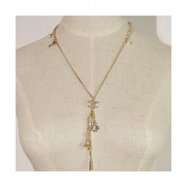 CHANEL Choker 18k Yellow Gold - 샤넬 여성용 목걸이 18K도금 옐로우 골드.CHA0064.