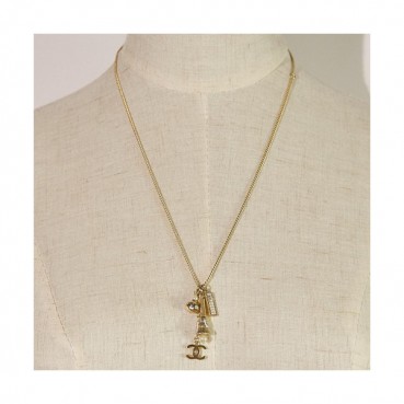 CHANEL Choker 18k Yellow Gold - 샤넬 여성용 목걸이 18K도금 옐로우 골드.CHA0062.